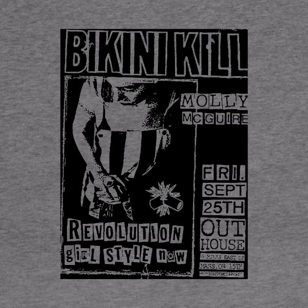 Bikini Kill / Molly McGuire Punk Flyer by Punk Flyer Archive